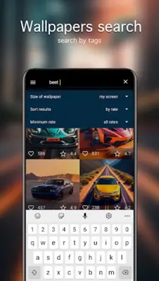 Car Wallpapers 4K android App screenshot 3