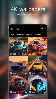 Car Wallpapers 4K android App screenshot 4